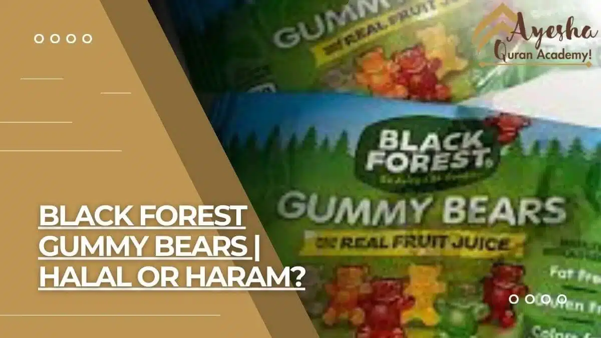 Are Black Forest Gummy Bears Halal Or Haram?