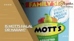 Is Motts Halal Or Haram?