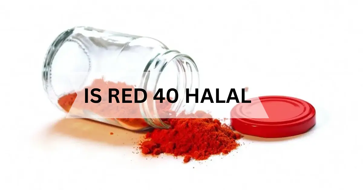 is red 40 halal